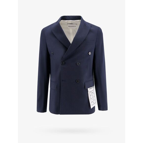 AMARANTO - Man - Blue - Pants
